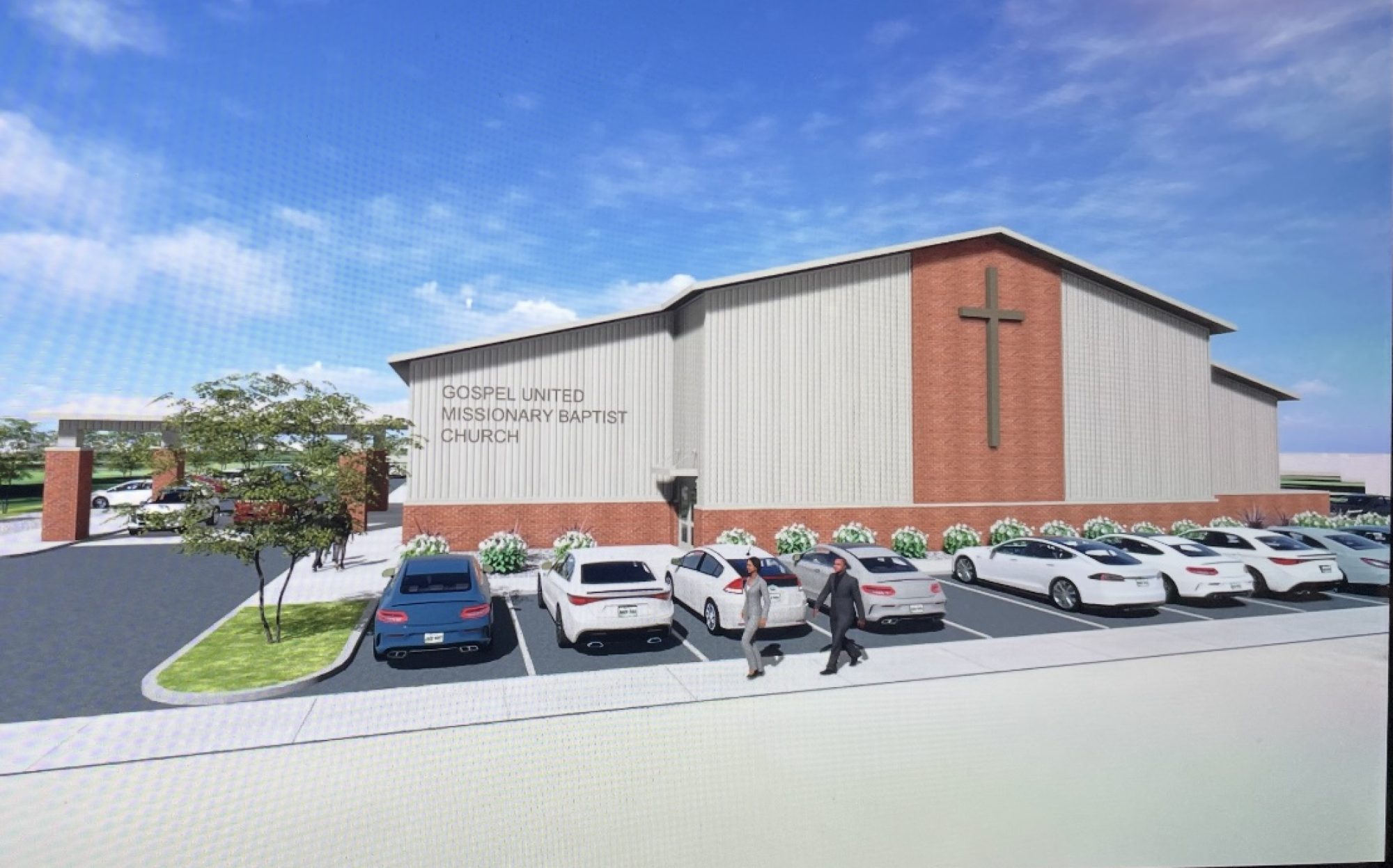 exterior photo of new church